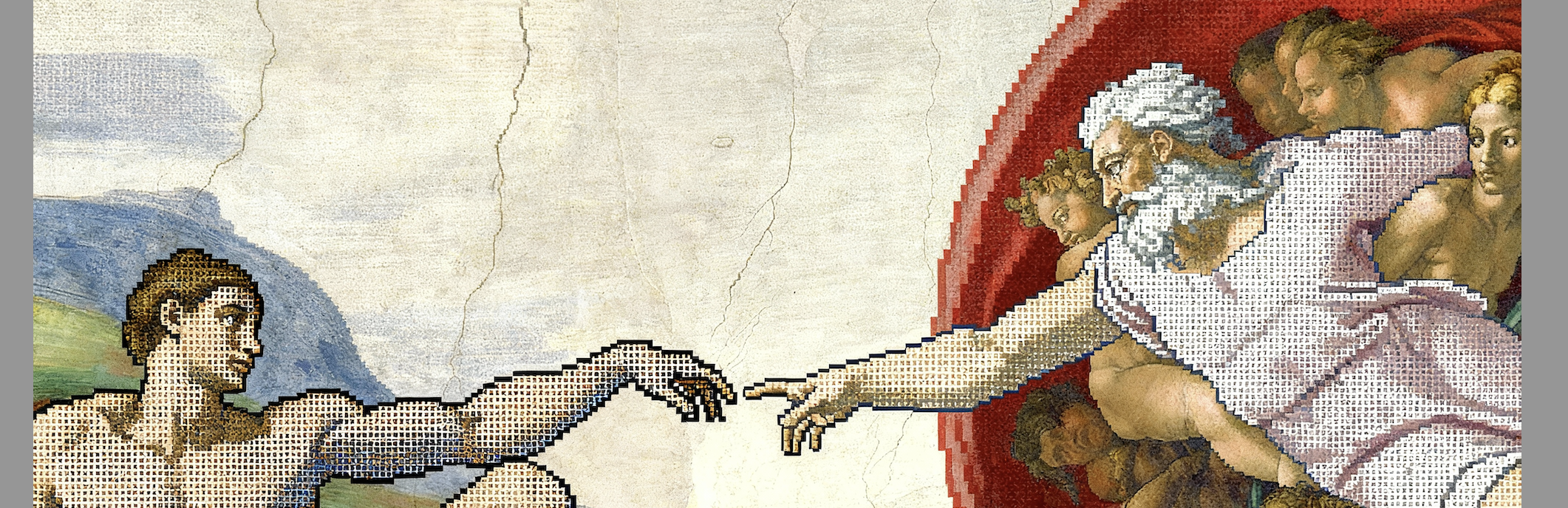 The Creation of Adam by Michelangelo